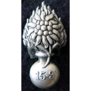 159° RIA : 15-9° régiment d’infanterie alpine de fabrication Drago Paris retirage en métal embouti argenté