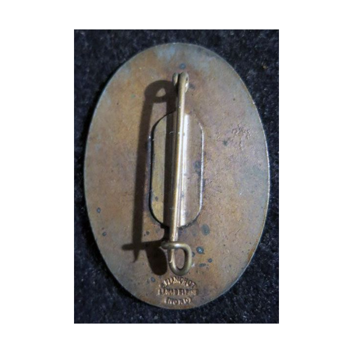246° RI : insigne métallique du 246° régiment d'infanterie de fabrication Planchot en émail