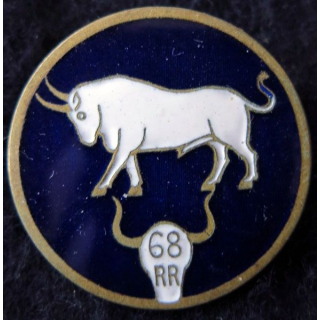 68° RR : 68° régiment régional de fabrication A. Bogner Metz en émail