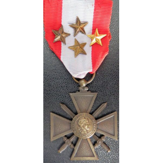 Croix de guerre des théâtres d'opérations extérieures en bronze TOE