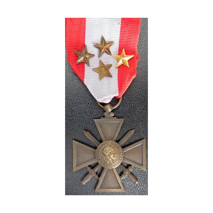 Croix de guerre des théâtres d'opérations extérieures en bronze TOE