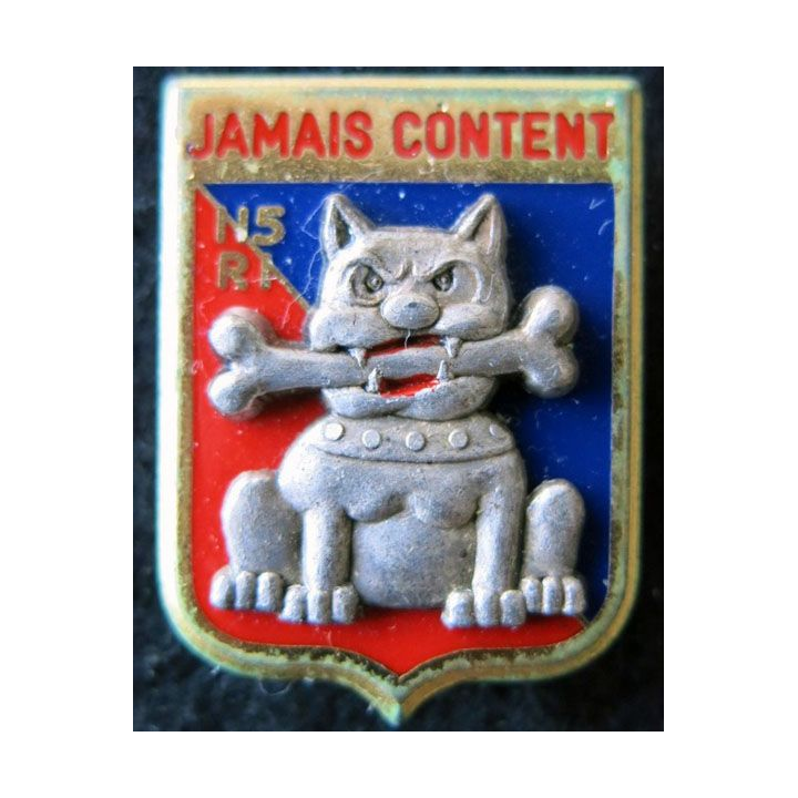 115° RI : insigne métallique du 115° régiment d'infanterie  de fabrication Fraisse Paris G. 2810