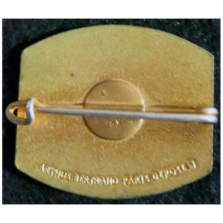 126° RI : insigne métallique du 126° régiment d'infanterie de fabrication ABPD en émail