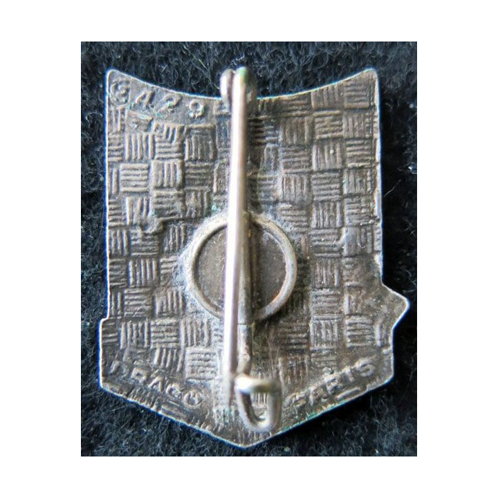 129° RI : Insigne métallique du 129° régiment d'infanterie de fabrication Drago Paris G. 429