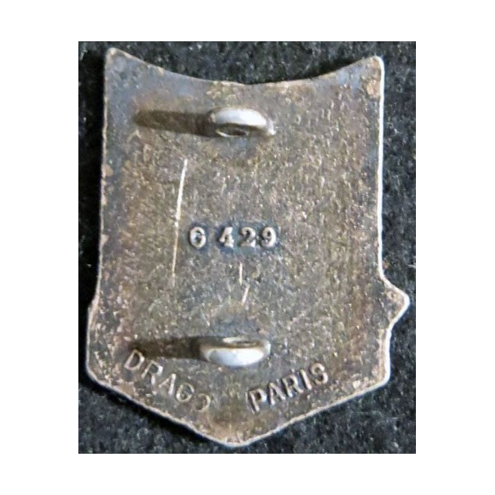 129° RI : Insigne métallique du 129° régiment d'infanterie de fabrication Drago Paris G. 429