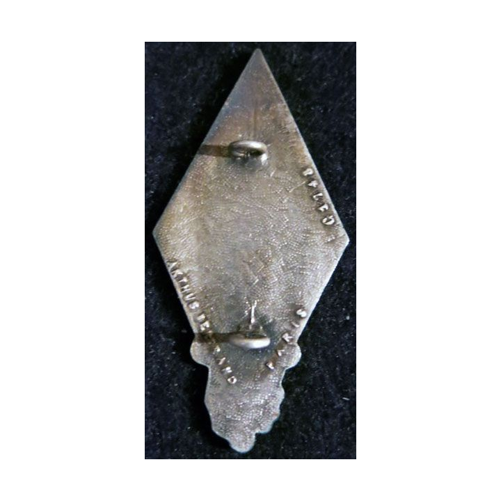 164° RI : 164° régiment d'infanterie Arthus Bertrand G. 1748 écu argenté en émail