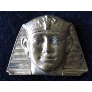 BREVET INTERPRÈTE : Insigne métallique de brevet d'interprète militaire en métal bronzé embouti