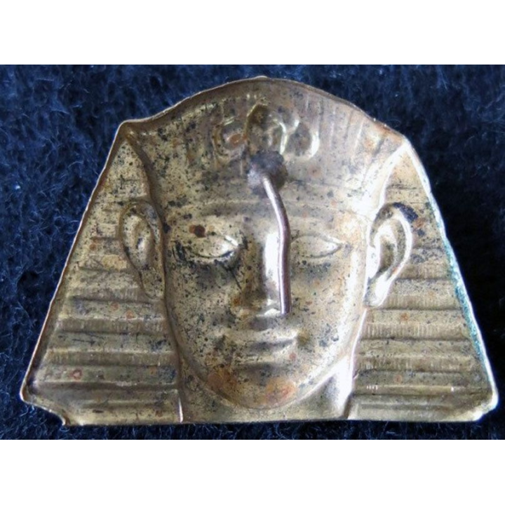 BREVET INTERPRÈTE : Insigne métallique de brevet d'interprète militaire en métal bronzé embouti