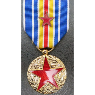 Médaille des blessés neuve actuelle en métal doré étoile translucide
