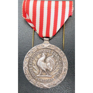 France : médaille commémorative du CEF en Italie 1943 - 1944