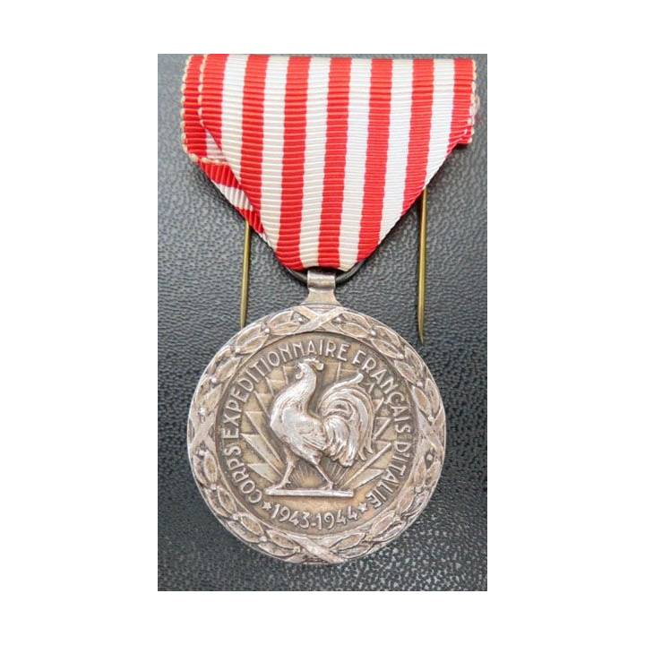 France : médaille commémorative du CEF en Italie 1943 - 1944