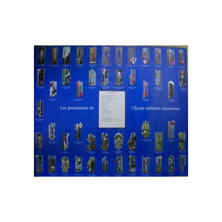 0. PLANCHE DES PROMOTIONS DE L'ECOLE MILITAIRE INTERARMES