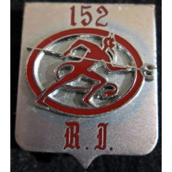 152° RI : 152° régiment d'infanterie Balme G. 477 écu diable fourche