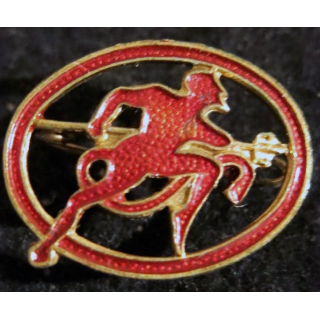 152° RI : Insigne métallique du 152° régiment d'infanterie de fabrication Augis Lyon ajouré en émail