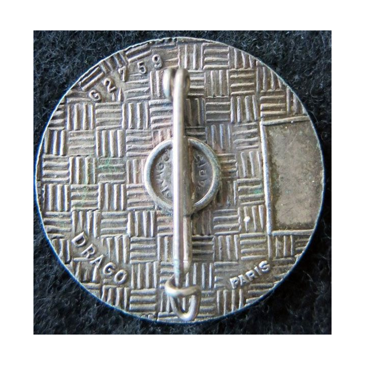112° RI : insigne métallique du 112° régiment d'infanterie de fabrication Drago Paris G. 2759 en émail