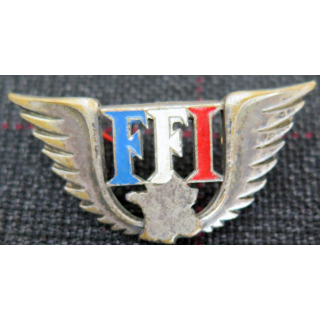 FFI : insigne des forces françaises de l'intérieur numéroté 97573