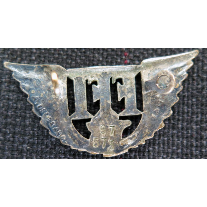 FFI : insigne des forces françaises de l'intérieur numéroté 97573