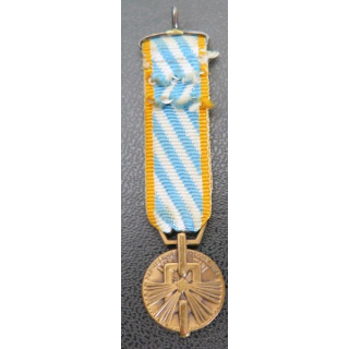FRANCE : médaille miniature de la déportation et de l'internement 1945 en bronze