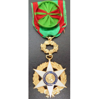 FRANCE : médaille Officier du mérite agricole 1883 en métal doré
