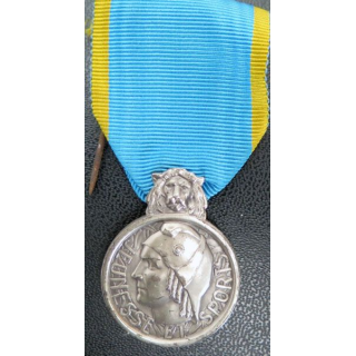 médaille d'argent de la jeunesse des sports en argent Monnaie de Paris