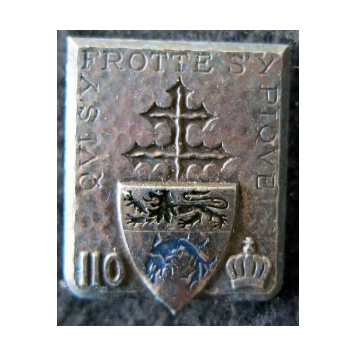 110° RI : 110° régiment d'infanterie de fabrication Drago Déposé peint