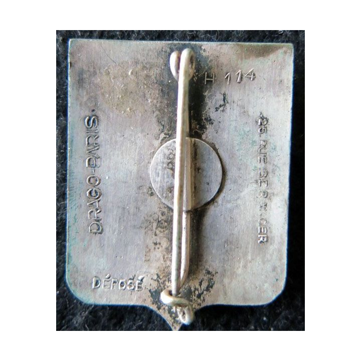 110° RI : 110° régiment d'infanterie de fabrication Drago Béranger déposé en émail