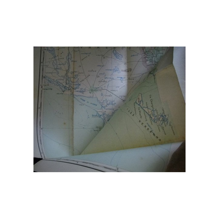 CARTE DU SERVICE GÉOGRAPHIQUE DE L'ARMÉE TUNISIE SUD