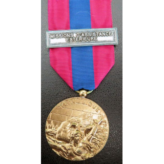 médaille défense nationale barrette missions d'assistance extérieure