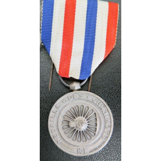 FRANCE médaille des chemins de fer attribuée en 1946 à E. Poudret