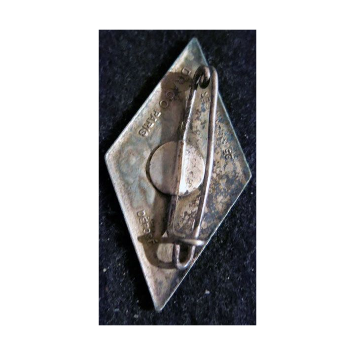 150° RI : Insigne métallique du 150° régiment d'infanterie de fabrication Drago Béranger déposé en émail