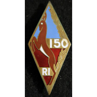 150° RI : 150° régiment d'infanterie de fabrication ABPD  en émail