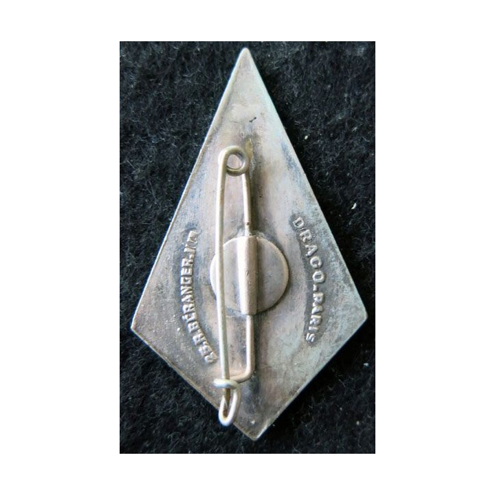 150° RI : Insigne métallique du 150° régiment d'infanterie de fabrication Drago Béranger métal argenté