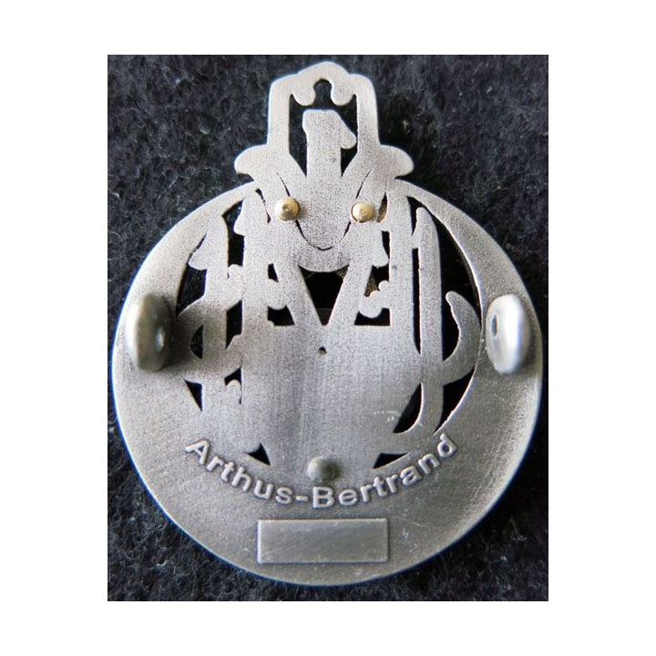 1° RTIR : insigne métallique du 1° régiment de tirailleurs 1944 1994 2004 de fabrication Arthus Bertrand