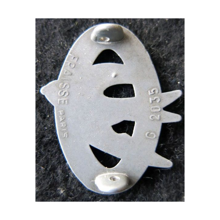 170° RI : Insigne métallique du 170° régiment d'infanterie de fabrication Fraisse Paris G. 2035