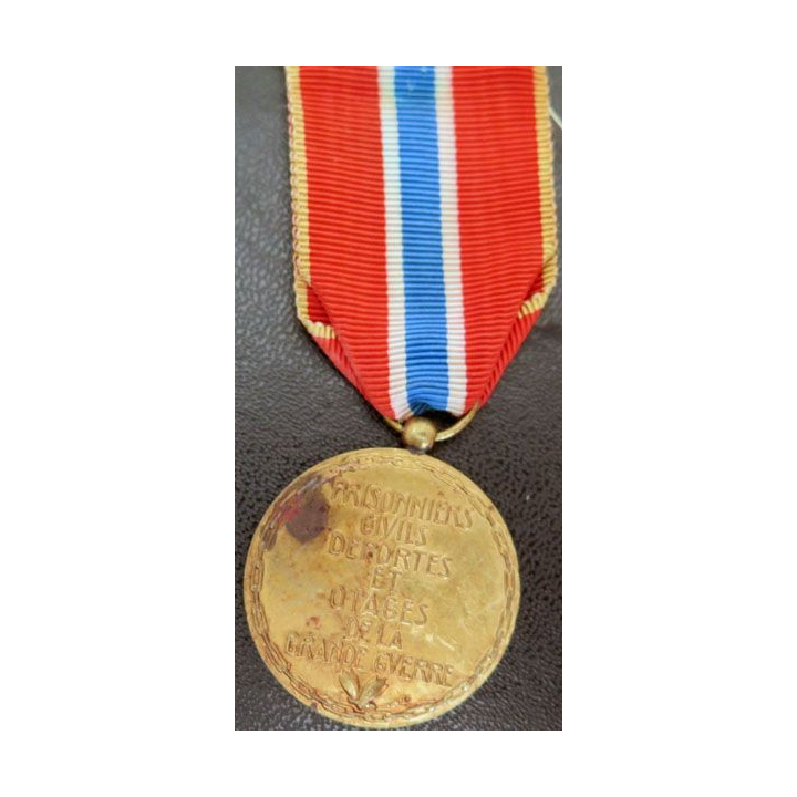 médaille des prisonniers civils déportés et otages de la Grande Guerre