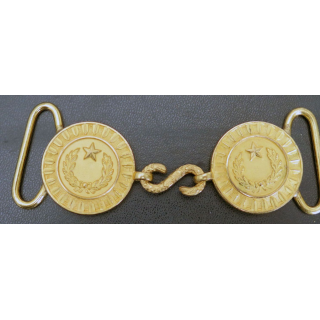 Boucle de ceinturon en laiton 3,7 cm et de longueur totale 12,5 cm