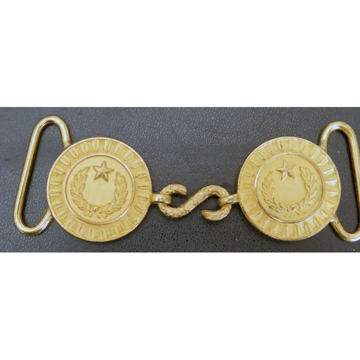 Boucle de ceinturon en laiton 3,7 cm et de longueur totale 12,5 cm