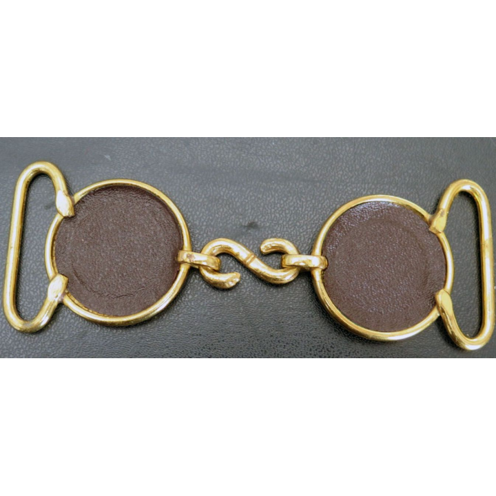 Boucle de ceinturon en laiton 3,7 cm et de longueur totale 12,5 cm