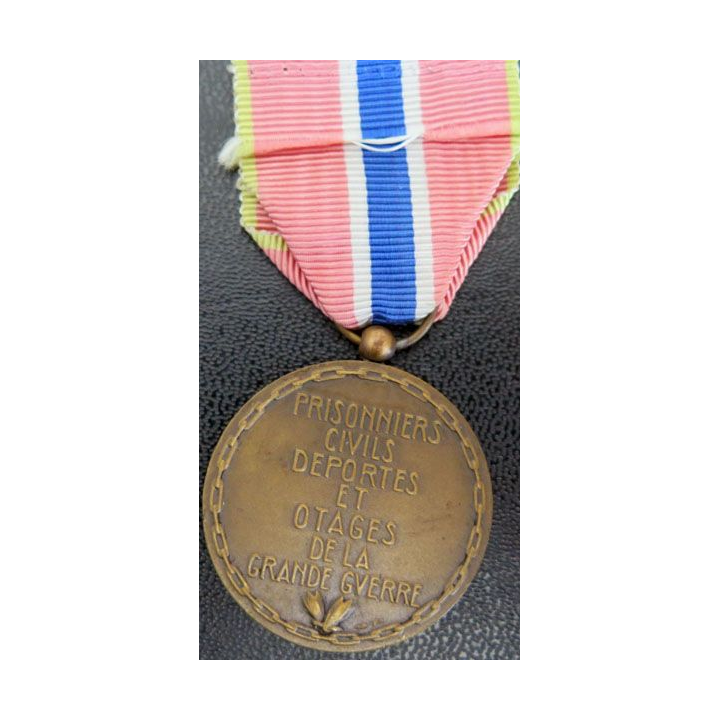 médaille des prisonniers civils déportés et otages de la Grande Guerre