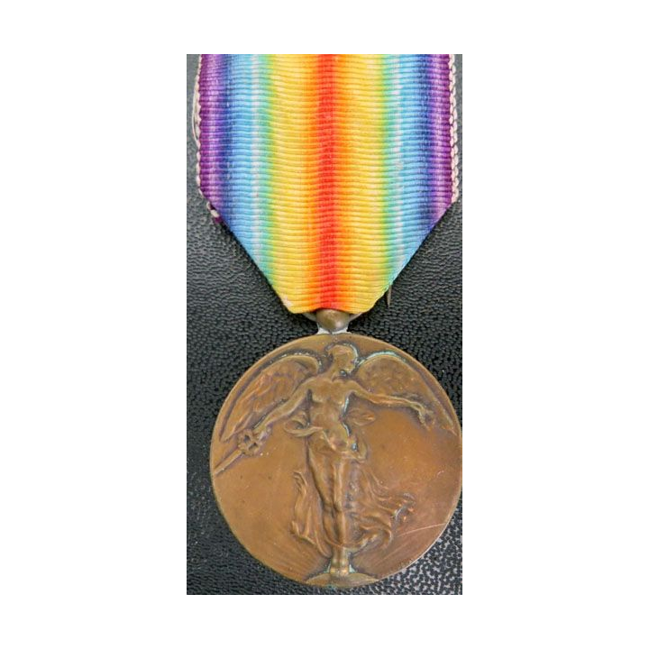 BELGIQUE médaille interalliée de la Grande Guerre 1914-1918 en bronze