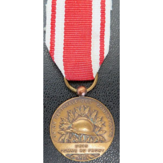médaille de l'Union Nationale des Combattants UNC en bronze