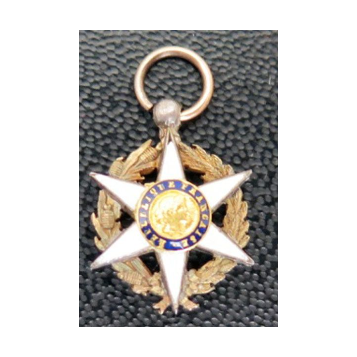 Médaille de chevalier de l'Ordre du mérite agricole en émail et argent