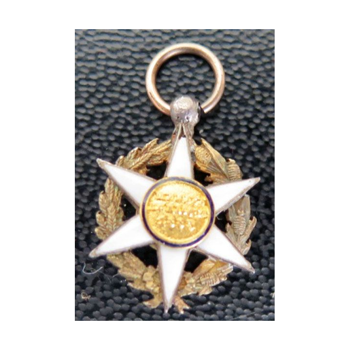 Médaille de chevalier de l'Ordre du mérite agricole en émail et argent