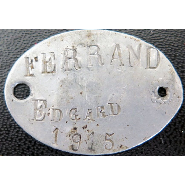 Bracelet métallique attribué en 1915 à Edgard Ferrand ILLE 929