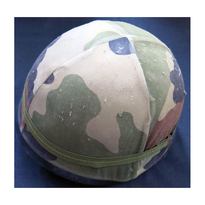 Casque F1 Armée française de fabrication Dunois Cousance 1979 avec tissus TE