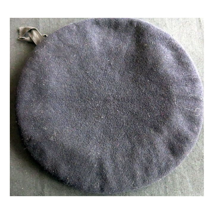 Béret bleu marine TTA de fabrication ETAB Henri Vevrier T.58