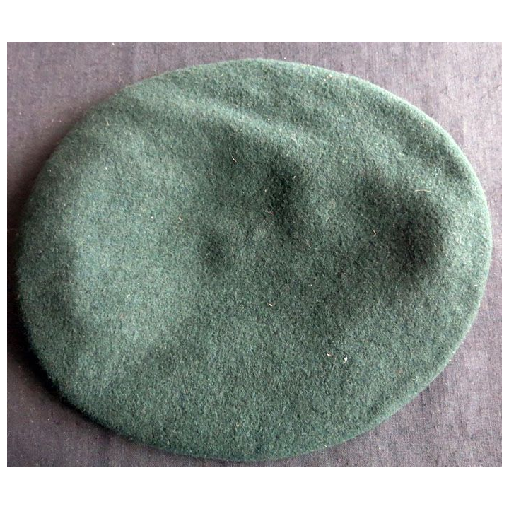 Béret vert des Royal's Marines en laine taille non marquée (56)