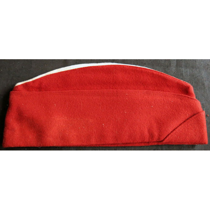 CALOT : calot de spahis algériens d'Oran Modèle 1947/49 en feutre de taille 59
