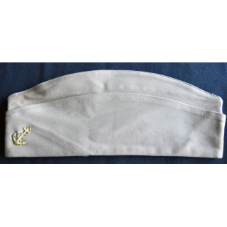 CALOT : calot de l'infanterie coloniale Modèle 1957 toile kaki de taille 56 avec ancre neuf