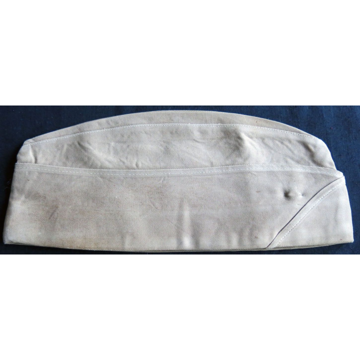 CALOT : calot de la 1° Armée Modèle  US 1944 toile kaki de taille 59 avec cocarde